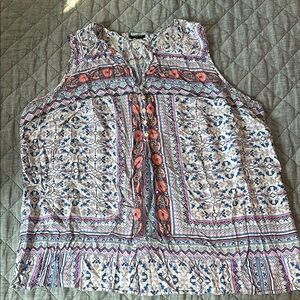 Talbots Multicolor Sleeveless Blouse